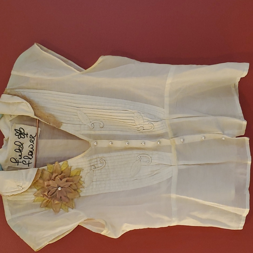 Anthropologie librarian blouse